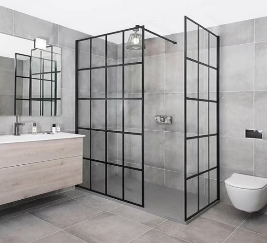 shower glass partition